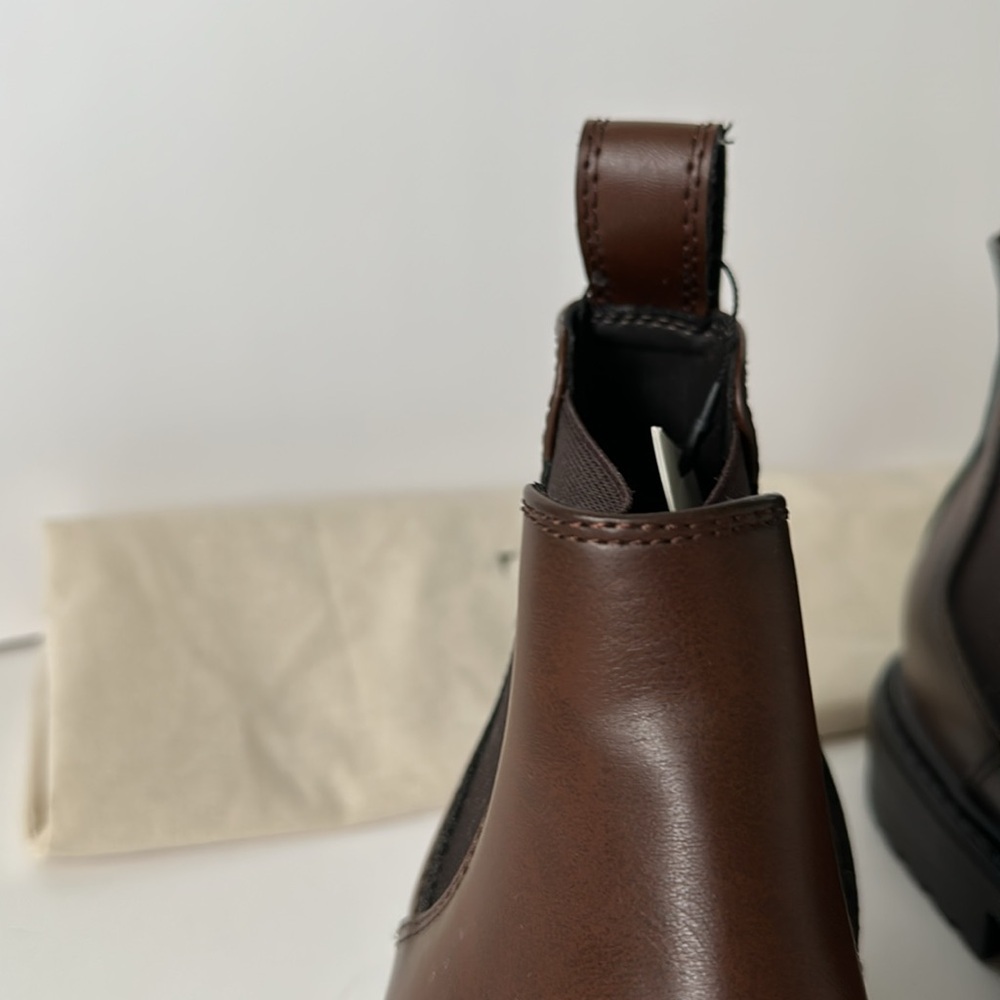Zara Men's Dark Brown Chelsea Style Ankle Boots - Picture 15 of 17